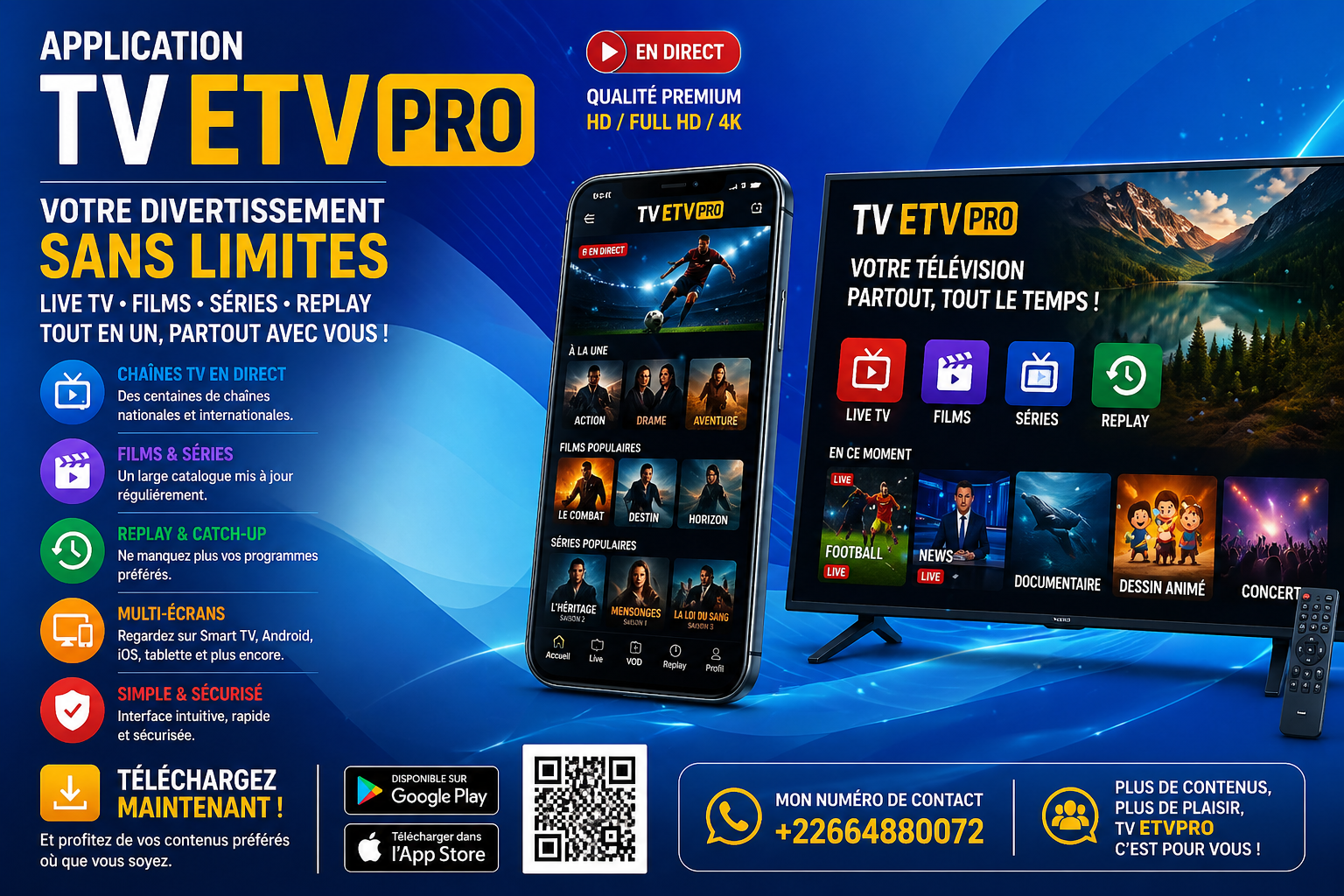 ETV PRO : votre télévision partout, tout le temps !