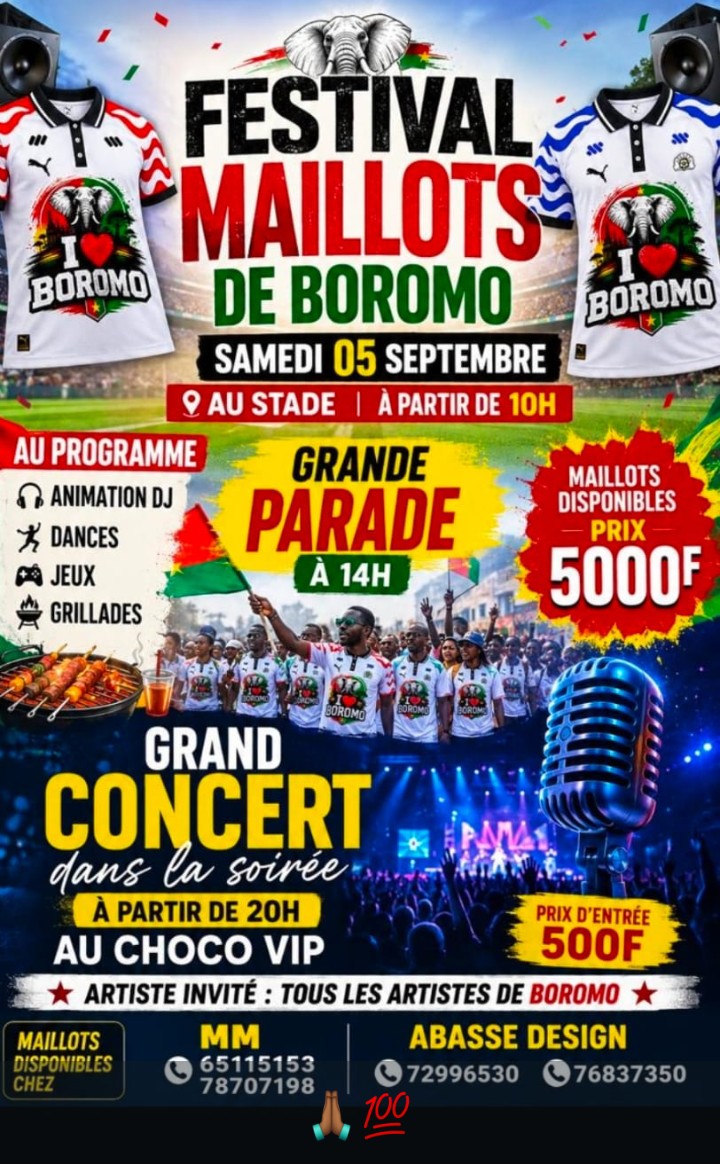 Concert du Festival Maillots de Boromo